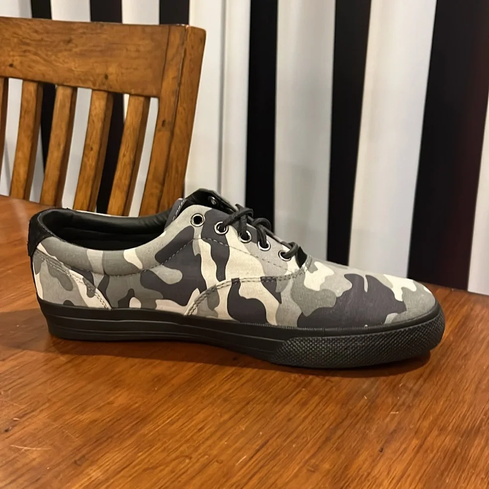 Polo Ralph Lauren Vaughn Camo Boat Deck Shoes Sneakers new Mens Size 11.5